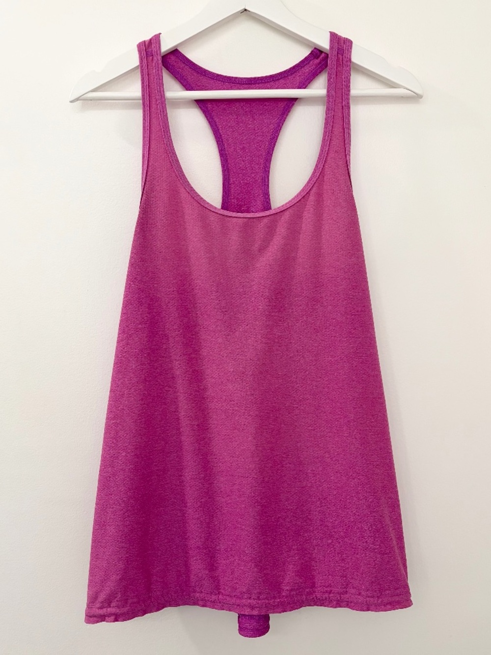 Under Armour racer back tank top magenta dark pink